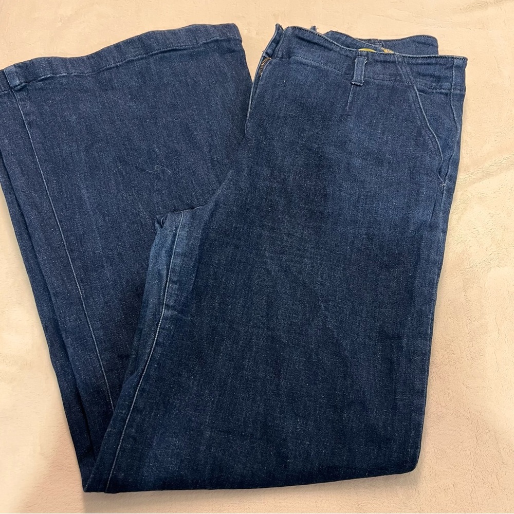 MAEVE/ANTHROPOLOGIE Dark Blue Jean Flare Leg - Size 32